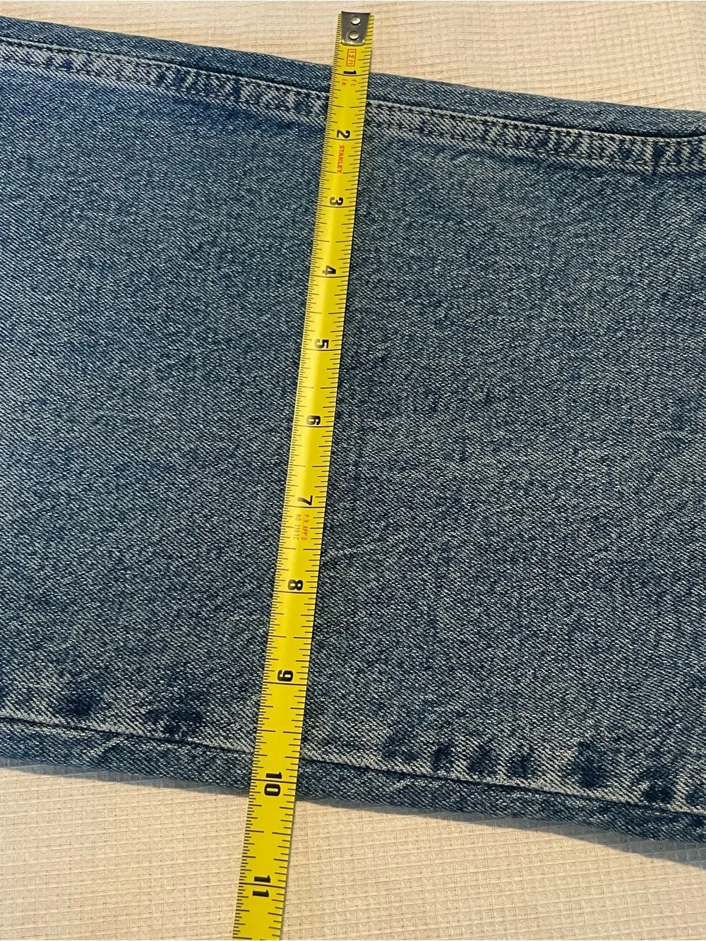 Zara Wide-Leg High-Rise Jeans in Medium Blue Wash